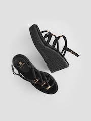 Black Forever Comfort® Hardware Detail Wedges - Image 3 of 6