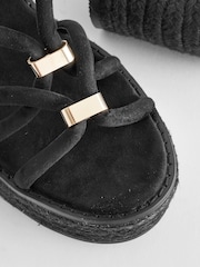 Black Forever Comfort® Hardware Detail Wedges - Image 5 of 6