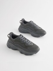 Grey EDIT Foam Runner Trainers - Image 2 of 6