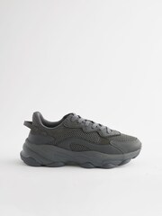 Grey EDIT Foam Runner Trainers - Image 3 of 6