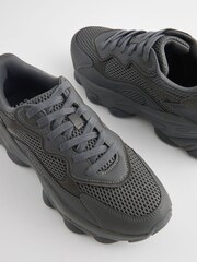 Grey EDIT Foam Runner Trainers - Image 4 of 6
