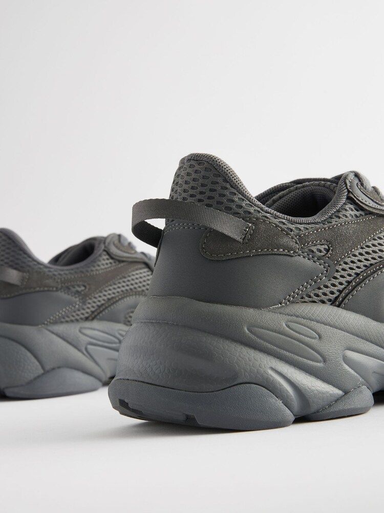 Grey EDIT Foam Runner Trainers - Image 5 of 6