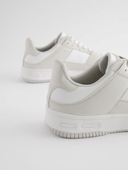 Grey/White EDIT Court Trainers - Image 6 of 6