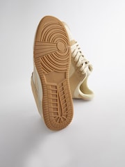 Natural EDIT Court Trainers - Image 4 of 6