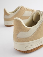 Natural EDIT Court Trainers - Image 6 of 6