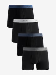 Svart Comfort Soft - 4 -paket - Signatur A-Front Boxers - Bild 1 av 7