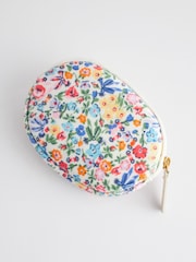أزرق/أصفر زهور - محفظة مستديرة قطن 100% مزودة بجيب من Cath Kidston - صورة 2 من 4