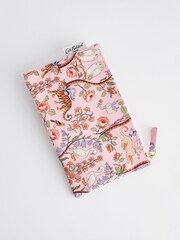 Cath Kidston Pink Floral Zipped Flat Purse - Image 1 of 3
