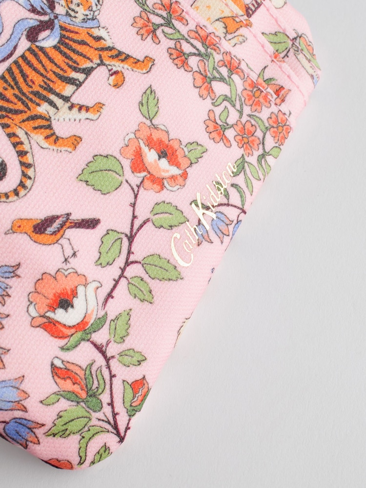 Cath Kidston Pink Animal and Floral Print Card and Coin Purse - Image 3 of 3