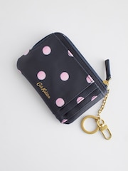 Cath Kidston Navy Spot Card and Coin Purse - Image 1 of 3