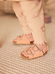 Tan Brown Corkbed Baby Sandals (0-24mths) - Image 1 of 6