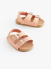 Tan Brown Corkbed Baby Sandals (0-24mths) - Image 2 of 6