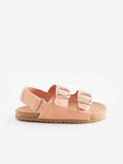 Tan Brown Corkbed Baby Sandals (0-24mths) - Image 3 of 6