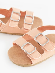 Tan Brown Corkbed Baby Sandals (0-24mths) - Image 6 of 6