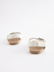 White Corkbed Baby Sandals (0-24mths) - Image 7 of 7