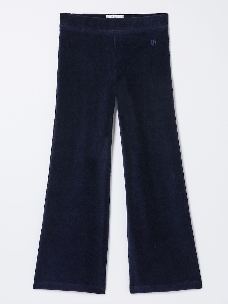 FatFace Blue Cord Flared Leggings - Image 2 of 2