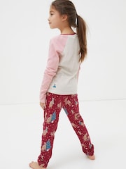 FatFace Pink Kangaroo Pyjama Set - Image 2 of 4