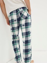 FatFace Red Bear Jacquard Pyjama Trousers - Image 2 of 3