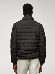 Mango Black Ultra Lightweight Water Repellent Quilted Jacket - Image 2 of 7