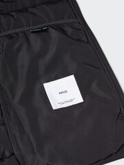Mango Black Ultra Lightweight Water Repellent Quilted Jacket - Image 7 of 7
