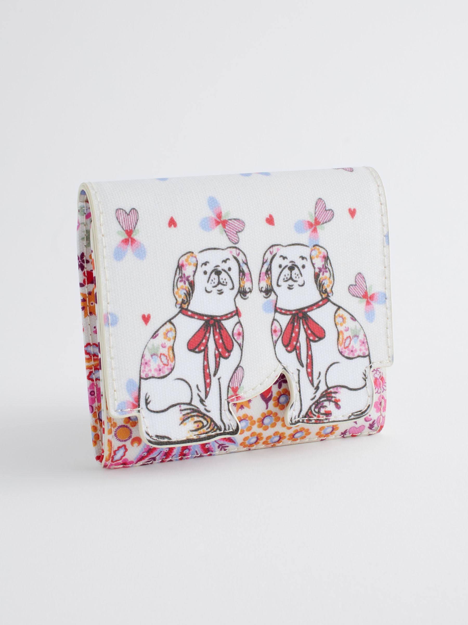 Buy Cath Kidston Ecru Ditsy Floral Print Fold Over Wallet from Next Luxembourg