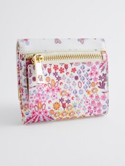 Cath Kidston Ecru Ditsy Floral Print Fold Over Wallet - Image 2 of 8
