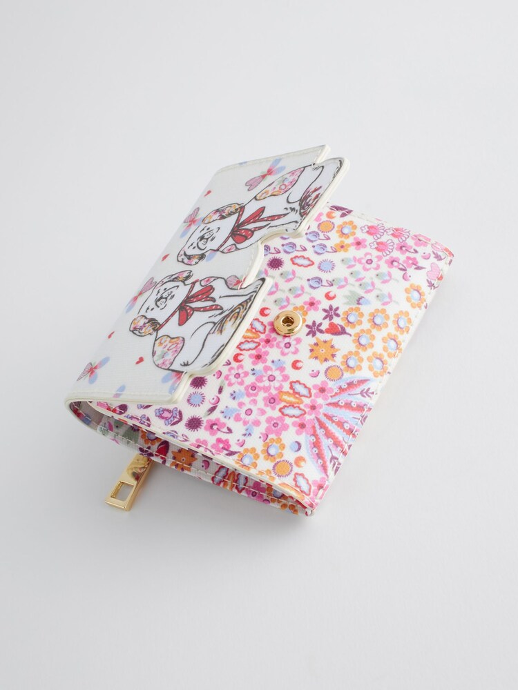 Cath Kidston Ecru Ditsy Floral Print Fold Over Wallet - Image 5 of 8