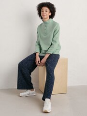 Seasalt Cornwall Green Last Boat Sweatshirt - Image 3 of 5