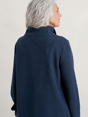 Seasalt Cornwall Blue Last Boat Sweatshirt - Image 2 of 5