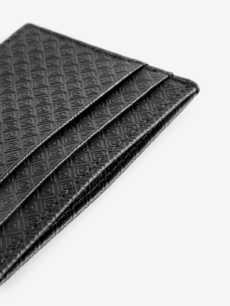 Black N Logo Embossed Card Holder - Image 2 of 4