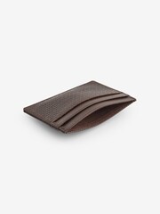 Brown N Logo Basket Weave Cardholder - Image 3 of 4