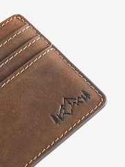 Brown Oily Leather Card Holder - Image 3 of 3