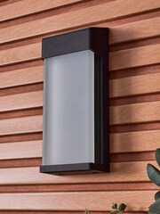 BHS Black Wistow Solar LED Wall Light 10Lm - Image 3 of 4