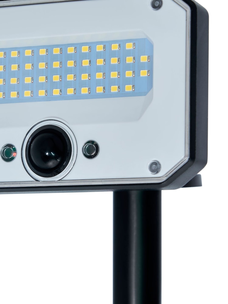 BHS Black Bradley Solar Outdoor Floodlight Spike & RC - Image 2 of 4