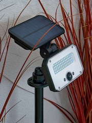 BHS Black Bradley Solar Outdoor Floodlight Spike & RC - Image 3 of 4