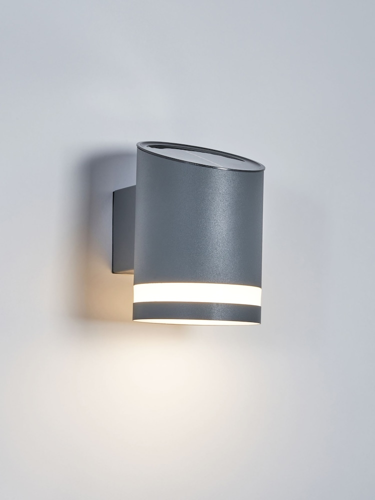 BHS Grey Trimdon Solar LED Wall Light 100Lm - Image 2 of 3