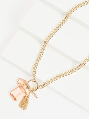 Lauren Ralph Lauren Kensington Gold Tone & Rose Peach Necklaces - Image 2 of 4