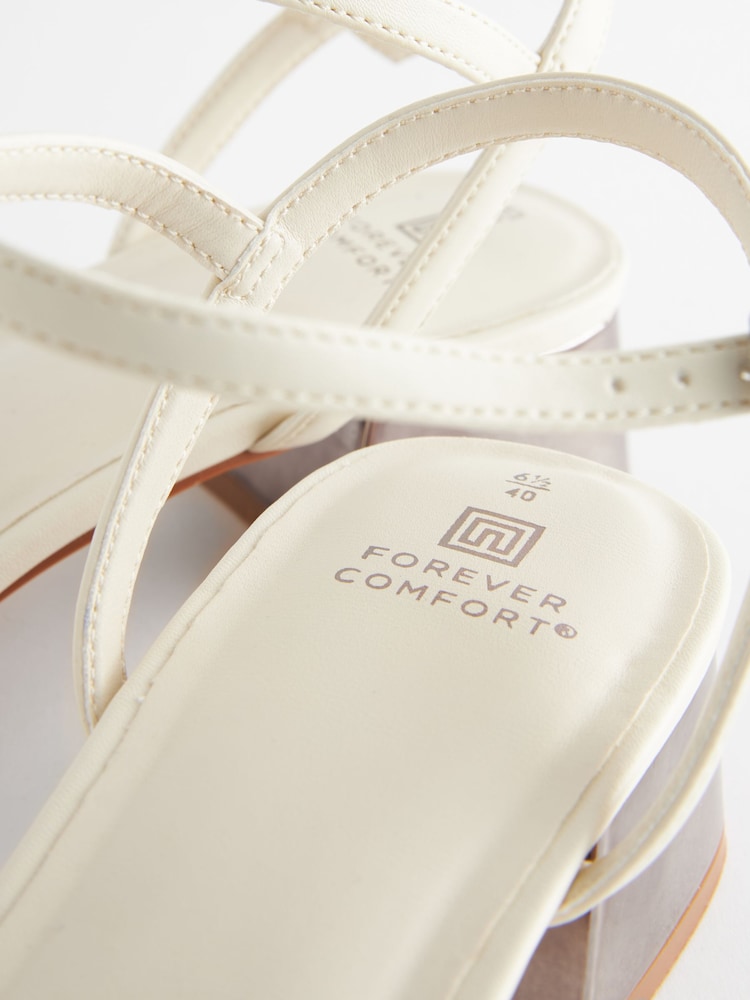 Knochen - Forever Comfort® Sandalen mit niedrigem Absatz - Bild 7 von 7 Knochen - Forever Comfort® Sandalen mit niedrigem Absatz - Bild 7 von 7