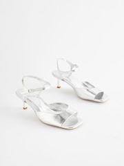Silver Forever Comfort® Low Simple Sandals - Image 5 of 10