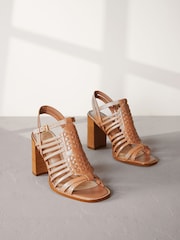 Camel - Signature Fischersandalen aus Leder - Bild 1 von 6