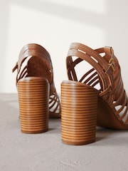 Camel - Signature Fischersandalen aus Leder - Bild 3 von 6