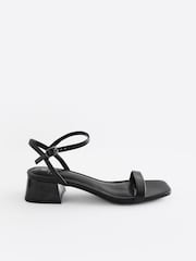 Czarny - Sandały Forever Comfort® na niskim obcasie - Image 2 of 7