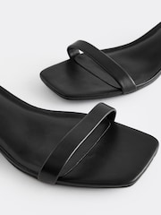Czarny - Sandały Forever Comfort® na niskim obcasie - Image 5 of 7