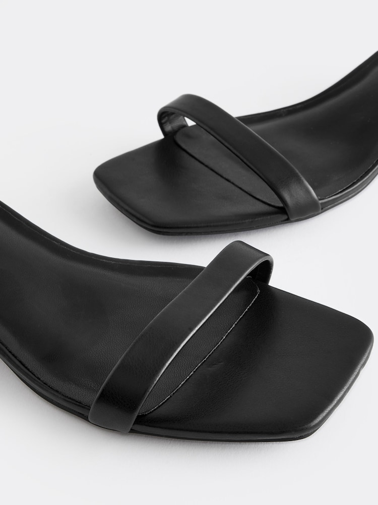 Czarny - Sandały Forever Comfort® na niskim obcasie - Image 5 of 7