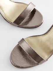 Metallic Regular/Wide Fit Forever Comfort® Block Heel Sandals - Image 8 of 8