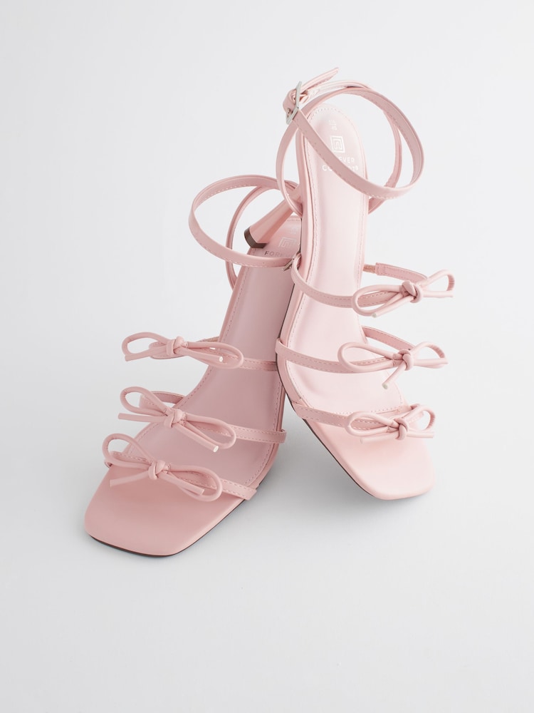 Pink Forever Comfort® Multi Bow Sandals - Image 6 of 8