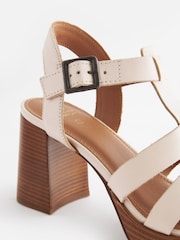 Bone Forever Comfort Leather Fisherman Platform Heels - Image 7 of 7