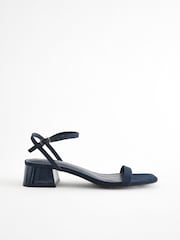Navy Forever Comfort® Low Heel Sandals - Image 4 of 7