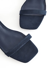 Navy Forever Comfort® Low Heel Sandals - Image 7 of 7