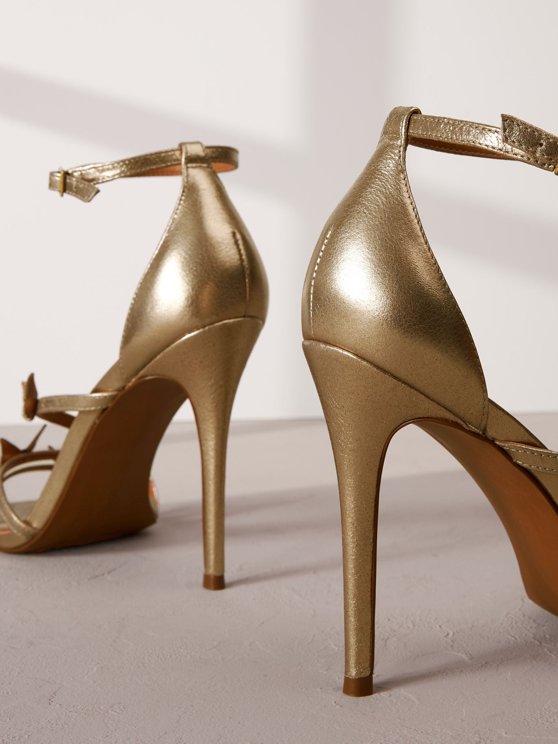 Next gold heels hotsell
